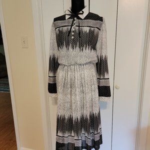 Ribbon Tie Vintage Dress